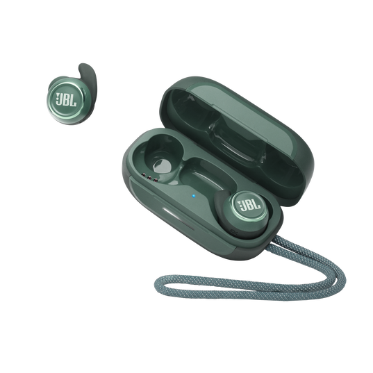 JBL Reflect Mini NC - Green - Waterproof true wireless Noise Cancelling sport earbuds - Detailshot 7